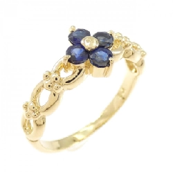 Nhẫn Sapphire K18YG Hoa
