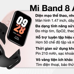 Vòng Đeo Tay Thông Minh Mi Smart Band 6, Band 8 Active, Sport B18 75079