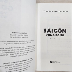 Sách Sài Gòn vang bóng của Lý nhân Phan Thứ Lang mới 99% 527309
