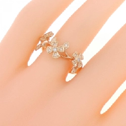 Nhẫn kim cương hoa K18PG 0.15CT 670723