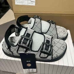 MLB - Giày sandals unisex đế thấp quai ngang-Size 36.5, nguyên mác 335576