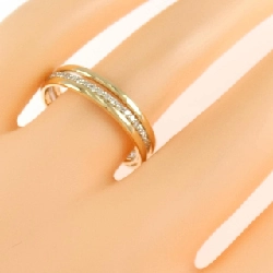 Nhẫn kim cương K18YG/PT900 0.20CT 665778