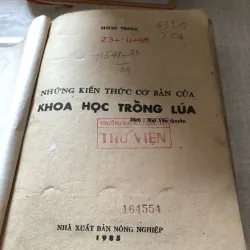 Những kiến thức cơ bản của khoa học trồng lúa 975867