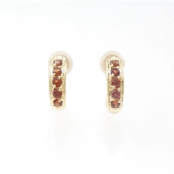 K18YG Garnet Bông tai 0.50CT - Hàng hiệu Chính hãng
