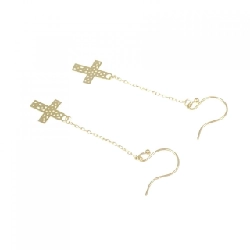 K18YG Khuyên tai hình chữ thập - Hàng hiệu Chính hãng 869387