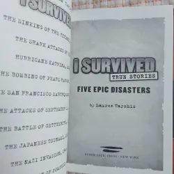 I SURVIVED: TRUE STORIES – FIVE EPIC DISASTERS - Lauren Tarshis 975136