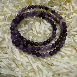 Vòng đá thuỷ tinh tím mới 3 vòng 596342