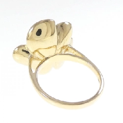 Nhẫn ngọc lam K18YG 9mm 669582