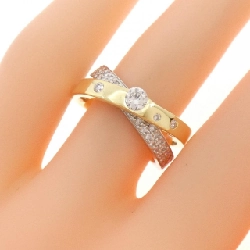 Nhẫn kim cương PT900/K18YG 0.46CT - Hàng hiệu Authentic 846580