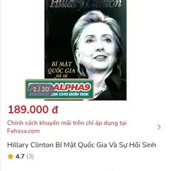 Hillary Clinton Bí Mật Quốc Gia Và Sự Hồi Sinh

- In lần đầu tiên - Best seller 571424