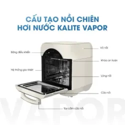 Nồi Chiên Hơi Nước Kalite Vapor 4in1 🌬️ Giòn Bên Ngoài – Mềm Mọng Bên Trong! 714147