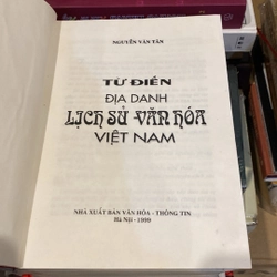 TỪ ĐIỂN ĐỊA DANH LỊCH SỬ VĂN HÓA VIỆT NAM, BÌA CỨNG (XB 1999) 525876