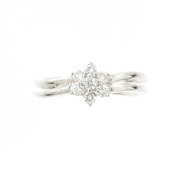 Nhẫn kim cương hoa PT900 0.14CT - Hàng hiệu Authentic 853637