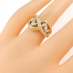 Nhẫn kim cương K18YG 0.63CT 667697