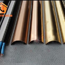 Nẹp Inox Bán Nguyệt PVD - nhận gia công inox theo yêu cầu 3440