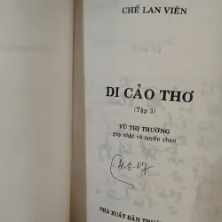 [MIỄN PHÍ BỌC SÁCH] [XƯA] Di Cảo Thơ - Chế Lan Viên 3 (1996) - Chế Lan Viên 798515