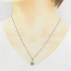 Dây chuyền Emerald PT900/PT850 0.95CT - Hàng hiệu Authentic 860212