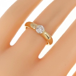 Nhẫn kim cương K18YG 0.304CT 672430