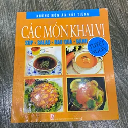 SÁCH DẠY NẤU ĂN CÁC MÓN KHAI VỊ**TẶNG QUÀ 0Đ**MUA CÙNG SP KHÁC ĐỂ FREESHIP