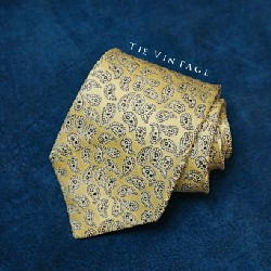 Paisley woven silk tie 7535