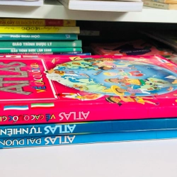 📚 BỘ 3 CUỐN ATLAS: TỰ NHIÊN – ĐẠI DƯƠNG – VẼ CÁC QUỐC GIA 🌍🌊🗺️ 479461
