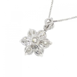 K18WG Hoa Kim Cương Dây Chuyền 1.00CT - Hàng hiệu Chính hãng 863458