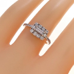 Nhẫn kim cương K18PG 0.144CT - Hàng hiệu Authentic 851178