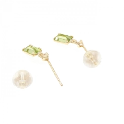K18YG Peridot Bông tai - Hàng hiệu Chính hãng 872141