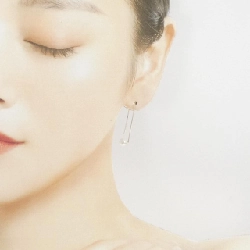 ジュエッテ 淡水パール ピアス 6mm 片耳 - Hàng hiệu Authentic 846251