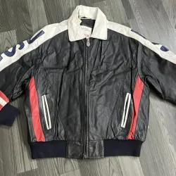 áo khoác da  cờ MỸ    WHEREMI