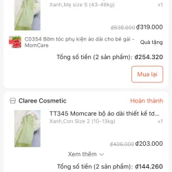 Áo dài mẹ con mới tinh 781641