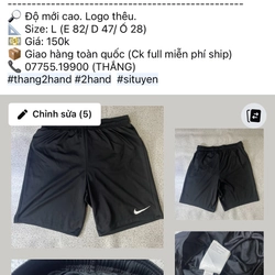 SHORTS NIKE FOOTBALL