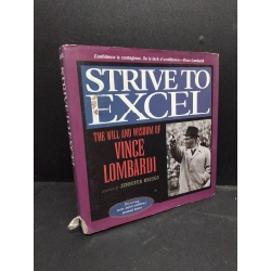 Strive to excel Vince Lombardi mới 80% bẩn bìa ố nhẹ bìa cứng HCM0806 kỹ năng