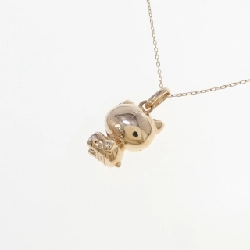 K18PG Dây chuyền kim cương mèo 0.10CT - Hàng hiệu Chính hãng 860931