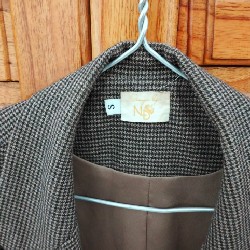 Áo khoác blazer nữ, caro nhí 9413