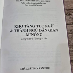 Kho tàng Tục ngữ & Thành ngữ dân gian M'Nông (Mơ Nông)  _ sách bìa cứng  363046