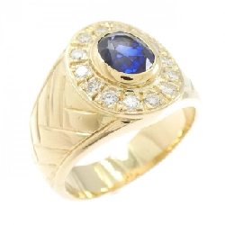 Nhẫn Sapphire K18YG 1.69CT - Hàng hiệu Chính hãng