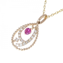 K18PG/K18YG Dây chuyền ruby 0.12CT - Hàng hiệu Chính hãng 858011