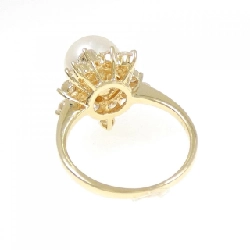 Nhẫn ngọc trai Akoya K18YG 9.1mm - Hàng hiệu Authentic 850246