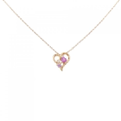 4゜C Hình trái tim Sapphire tổng hợp - Hàng hiệu Authentic