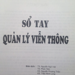 SỔ TAY QUẢN LÝ VIỄN THÔNG - VIỄN THÔNG DI ĐỘNG 482467