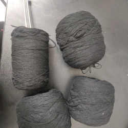 4 cuộn len màu đen 2 sợi + que đan (như hình) 452258