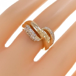 Nhẫn kim cương K18YG 0.50CT 670493