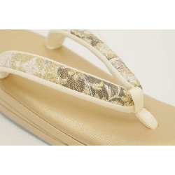 Bộ túi xách và dép zori màu trắng - Hàng hiệu Authentic 878846