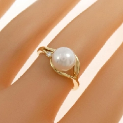 Nhẫn ngọc trai Akoya K18YG 7.5mm 669137