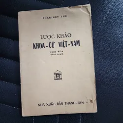 Lược khảo khoa cử Việt nam | phan huy chú | long điền dịch | 1969