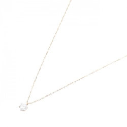 Dây chuyền kim cương K18PG 0.311CT H SI1 Tốt - Hàng hiệu Chính hãng 872520