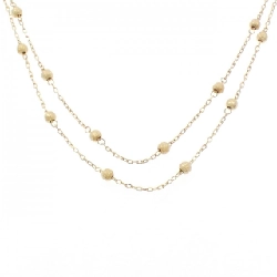 Vẻ đẹp của dây chuyền K18YG Veretta Ottava - Hàng hiệu Chính hãng