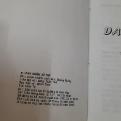 Danh ngôn xử thế- TG Nguyễn Hữu Trọng.  762435