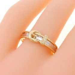 Nhẫn kim cương K18YG/PT900 666165